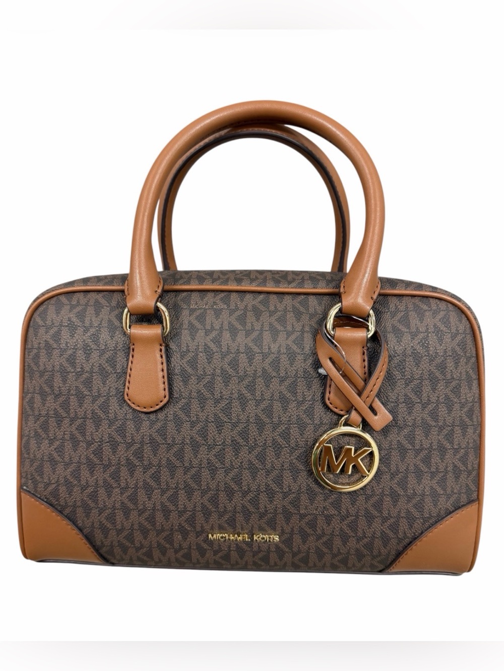 Michael Kors Thompson Medium Signature Logo Satchel